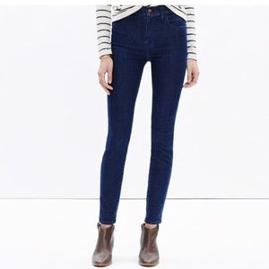 Madewell High Riser Skinny Jeans in Lydia Wash